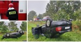 Gmina Nowa Ruda: Audi dachowało w Bartnicy. Kierowca stracił panowanie nad autem podczas wyprzedzania.