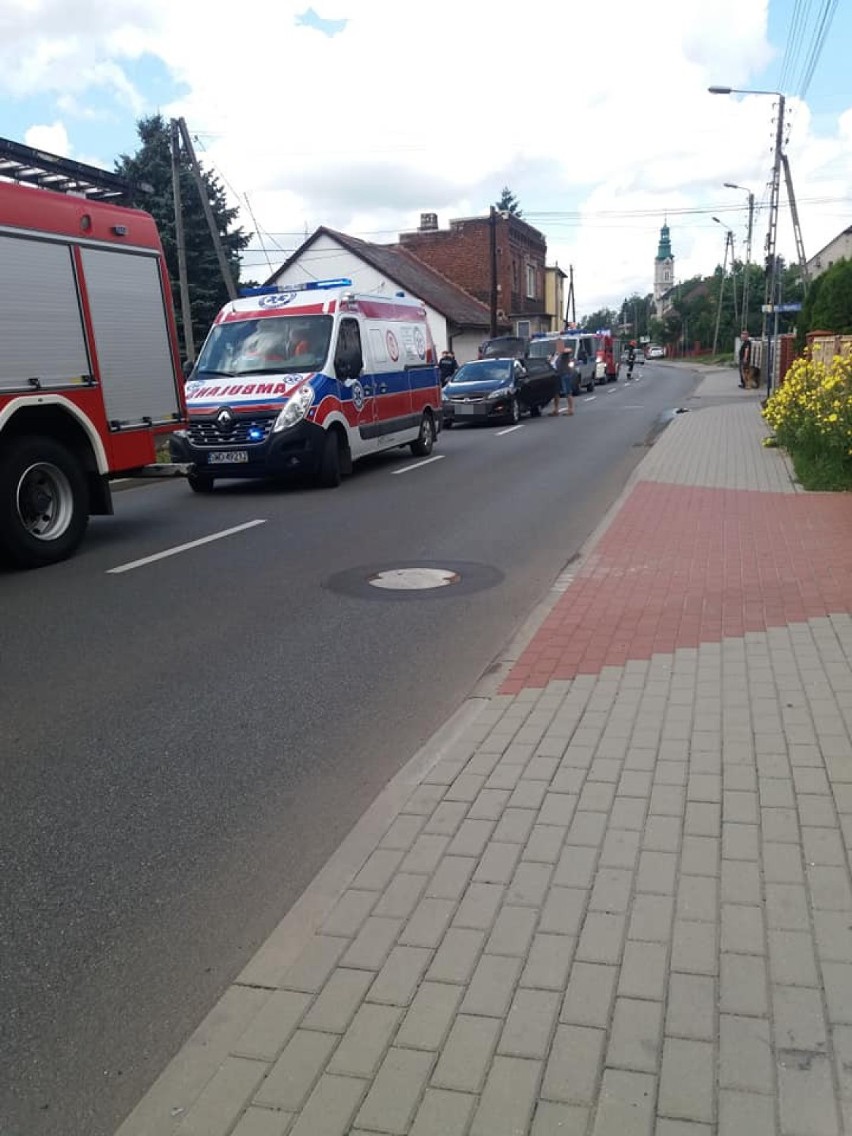 Dwa samochody zderzyły się na ulicy Chrobrego w Wodzisławiu...