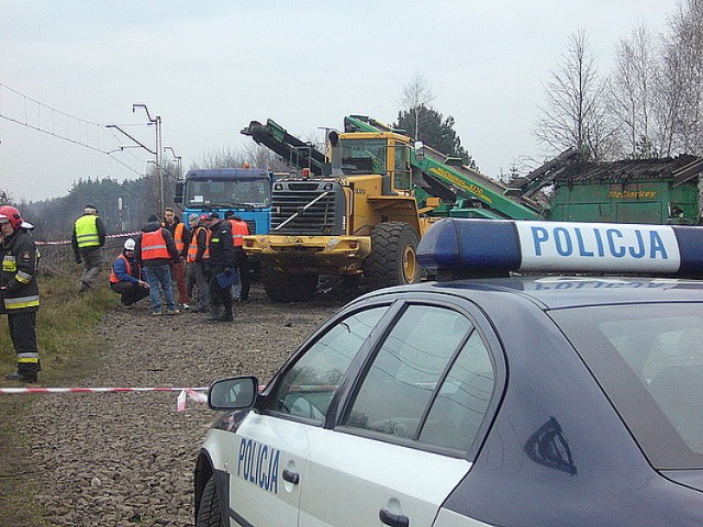 Eksplozja w Czarnej pocisku z czasów II wojny światowej