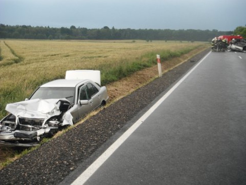 Wypadek na drodze Koszęcin-Boronów