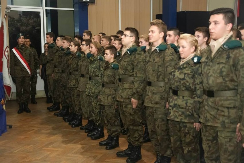 Uroczyste ślubowanie klas wojskowych w Elblągu
