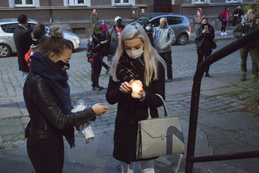 Kobiety protestowały pod siedzibą słupskiego PiS