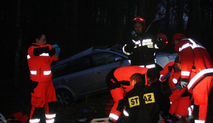 Wypadek w Sobolach. Zginęły dwie osoby