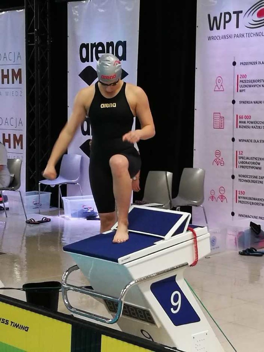 Paulina Cierpiałowska z MAL WOPR z nieoficjalnym rekordem Polski na 100 metrów motylkiem