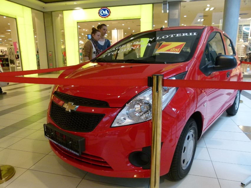 Wielka Loteria Dziennika Łódzkiego i &quot;7 Dni&quot;: chevrolet spark już w Focus Mall