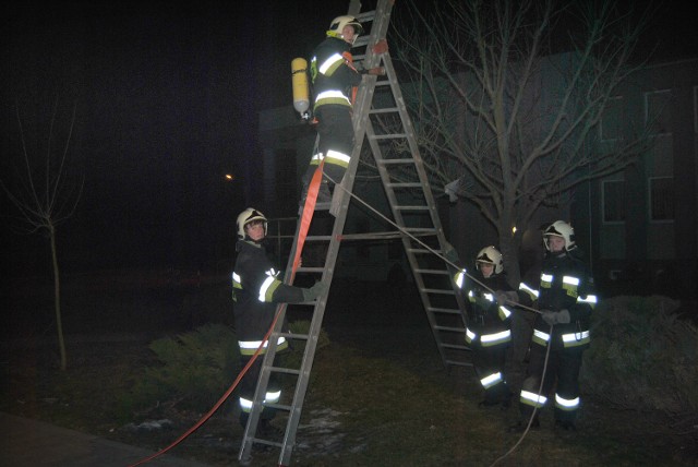Strażacy podczas szkolenia