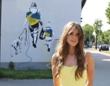 Nowy mural w Zduńskiej Woli. Solidarni z Ukrainą 