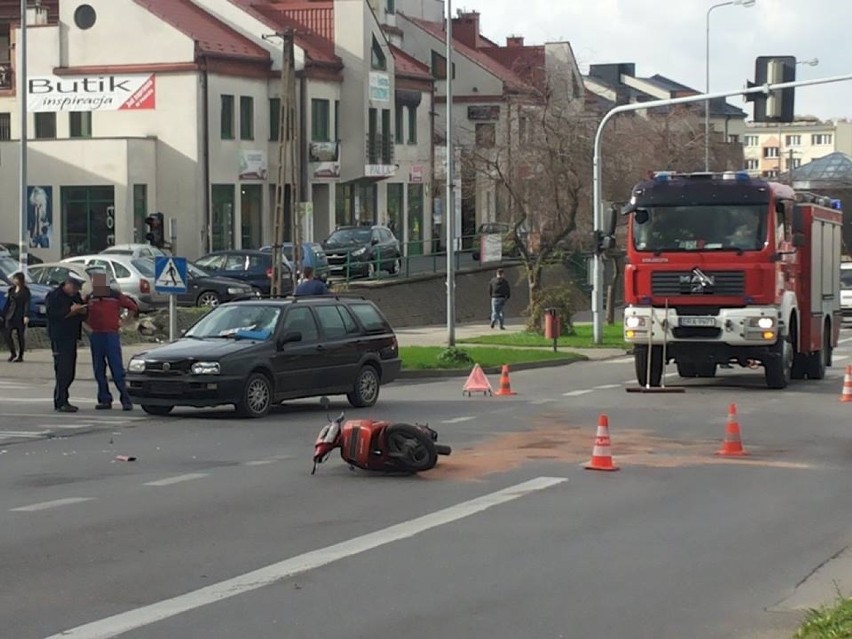 Radomsko: Wypadek na skrzyżowaniu Tysiąclecia/Piastowska