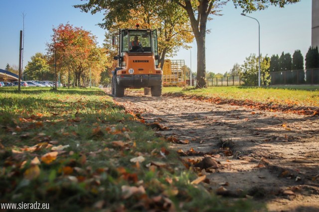 Trwają remonty chodników na terenie Sieradza