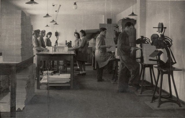 Sieradz rok 1948. Otwarcie drukarni przy ulicy 23 Stycznia
