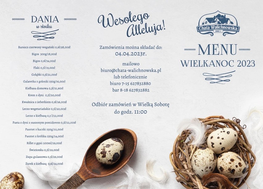 Catering Wielkanocy 2023 w Wieluniu i okolicy. Sprawdź ofertę 