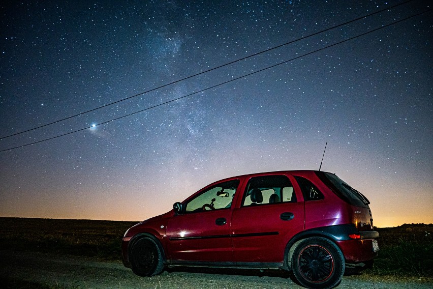 Piękna noc perseidów nad Olkuszem i nie tylko