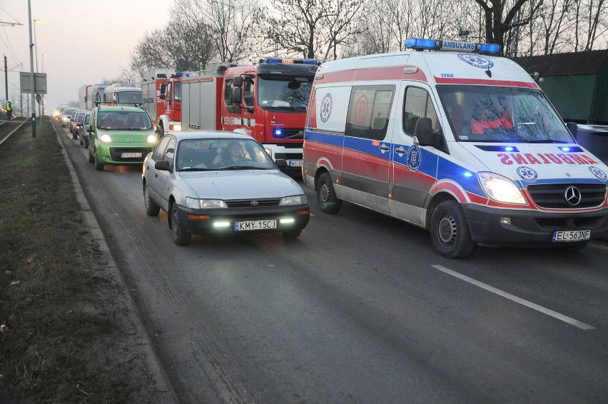 Wypadek na skrzyżowaniu ul. Zakopiańskiej i Siostry...