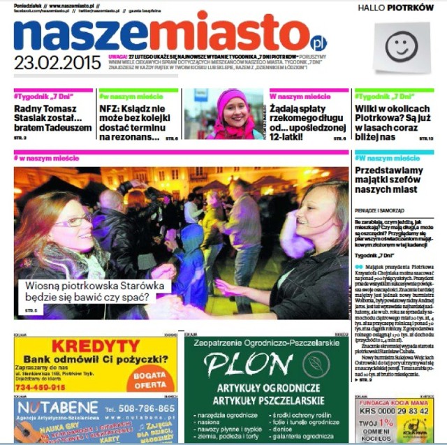 Gazeta NaszeMiasto.pl Piotrków Tryb. w Twojej skrzynce pocztowej