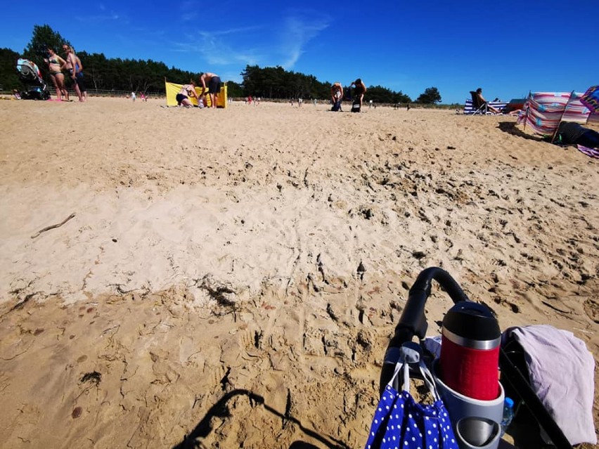 Plaża w Helu - fragment wybrzeża widziany z trzech...