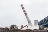 Elektrownia Adamów to już historia. Druga rocznica wyburzenia pierwszego komina. Pamiętacie? [FOTO i WIDEO]