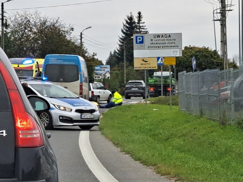 Do wypadku doszło na ulicy Sandomierskiej w Kielcach