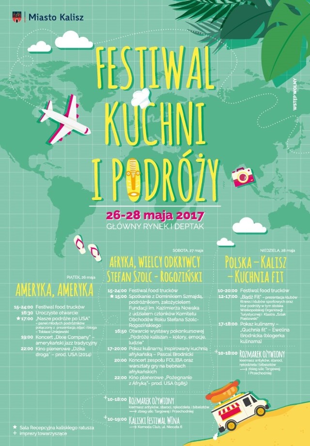 Festiwal Kuchni i Podróży w Kaliszu juz niebawem