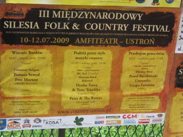 Program Festiwalu. Fot. Adam Sęczkowski.