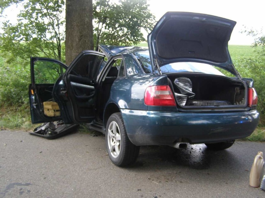 Wypadek w Borętach i pożar altanki w Malborku. Weekendowy raport Komendy Powiatowej PSP 