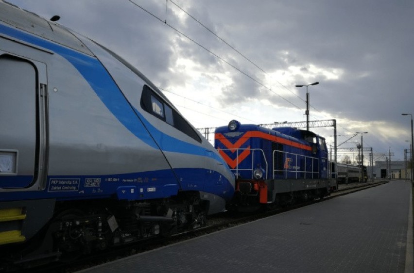 Rozbite w Nowej Schodni w kwietniu 2017 roku Pendolino...