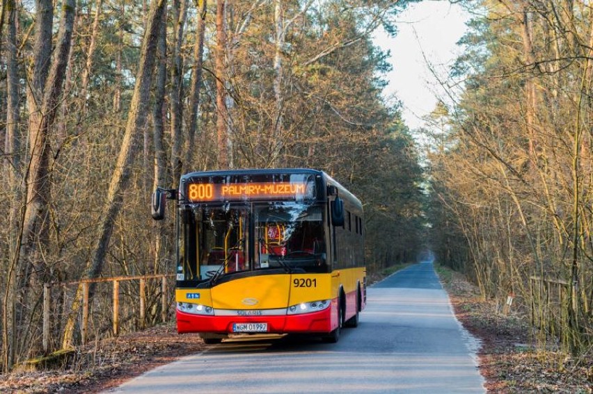 Wrócił autobus linii 800. Pojedzie do Kampinoskiego Parku...