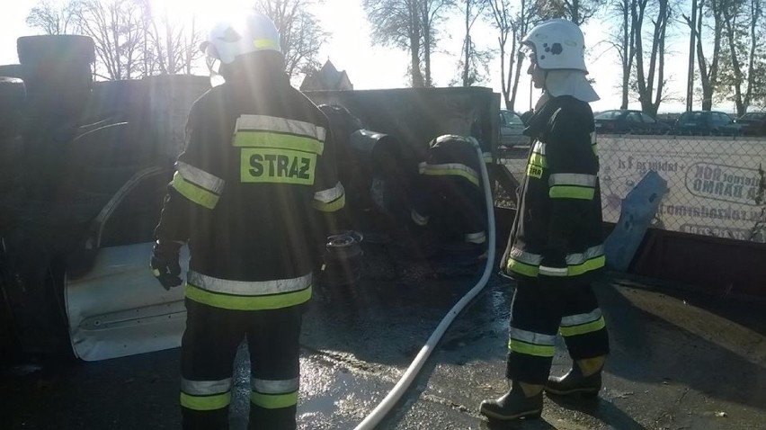 Pożar w Modzurowie w zakładzie mechanicznym [ZDJĘCIA]