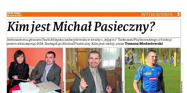 Michał Pasieczny - kim jest nowy przewodniczący Rady Miejskiej?