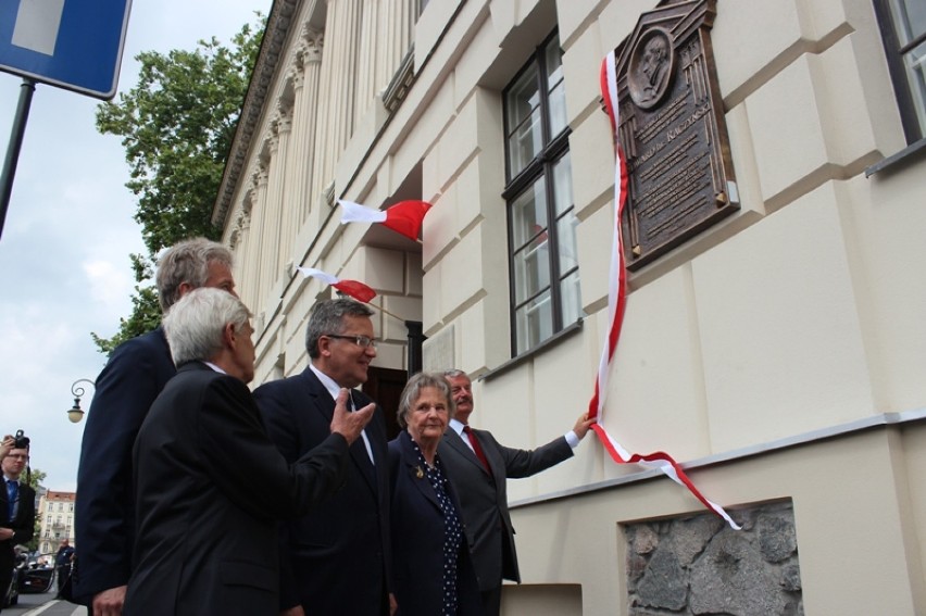 Prezydent Komorowski otworzył nowe skrzydło Biblioteki Raczyńskich