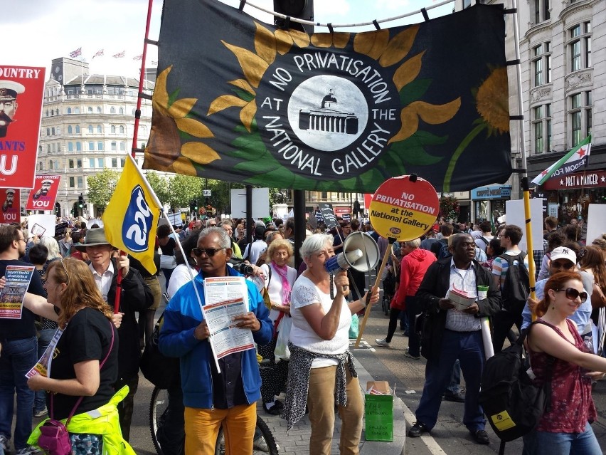 Londyn manifestuje poparcie dla uchodźców