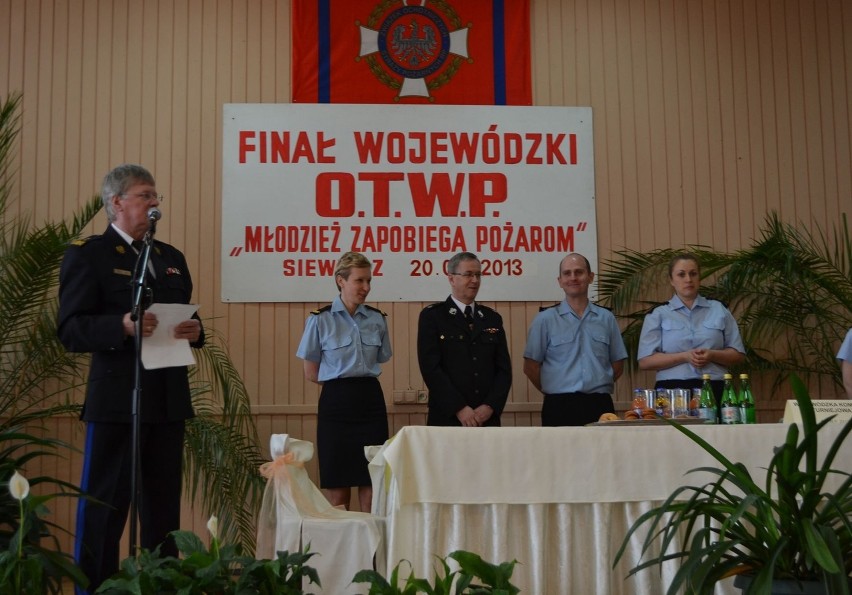 W Siewierzu odbył się Wojewódzk Etap Ogólnopolskiego Turnieju Wiedzy Pożarniczej