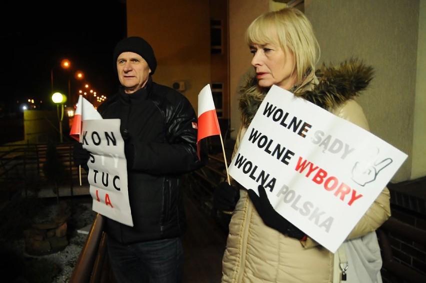 „Dziś sędziowie - jutro Ty". Protest w obronie sądów w Pile