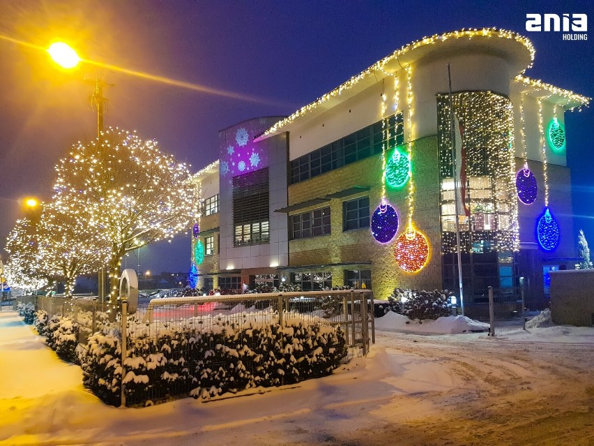 Firma Ania Holding w Wieluniu w świątecznym klimacie 