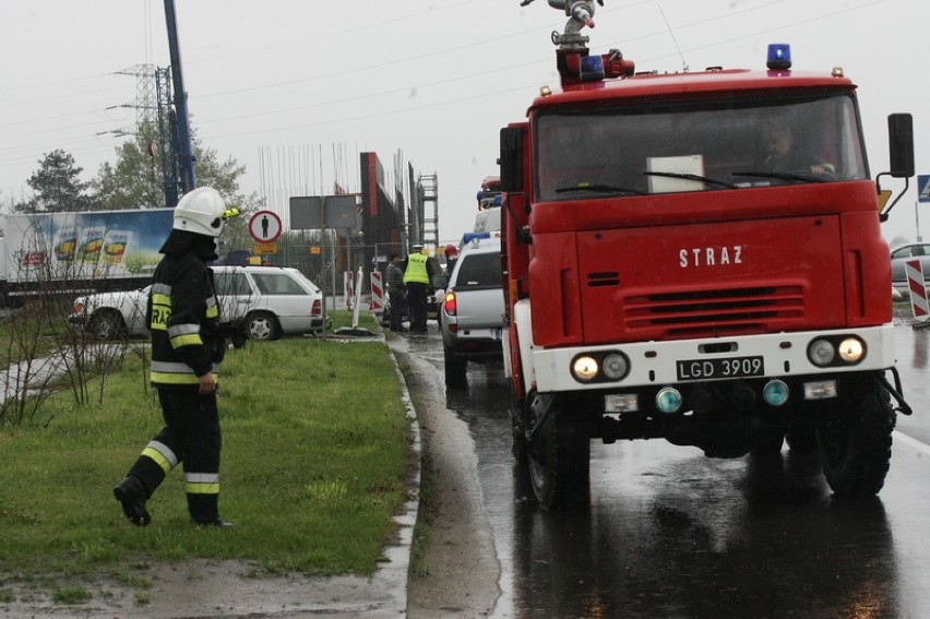 Wypadek na obwodnicy Legnicy (ZDJĘCIA)