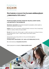 Laboratoria XXI wieku z Fundacją KGHM Polska Miedź - konkurs