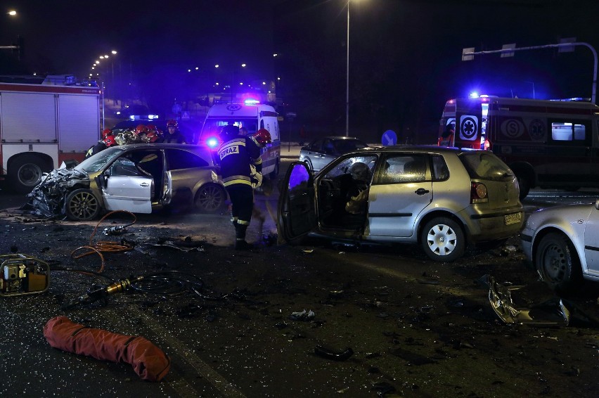 Wypadek w Piotrkowie Trybunalskim. Wiele osób rannych