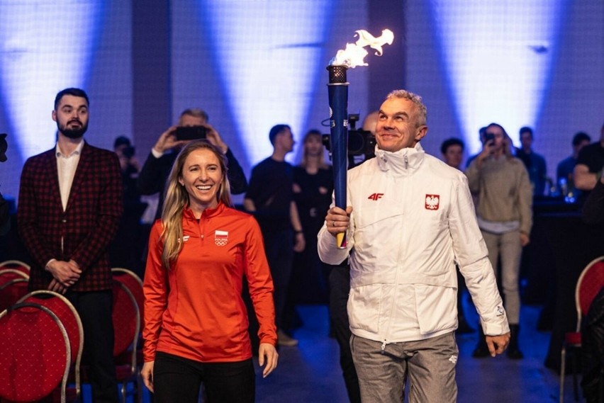 Znicz olimpijski w Zakopanem zapaliła zapaliła Luiza...