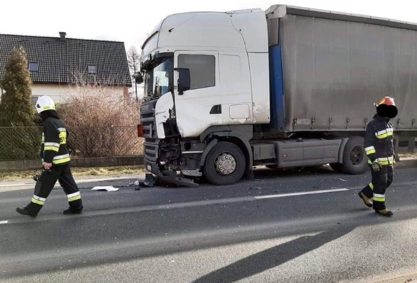 Bielany. Wypadek na drodze wojewódzkiej 948 między Oświęcimiem i Kętami