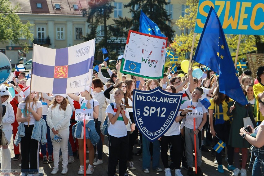 Tak wyglądała Parada Schumana 2023 we Włocławku, 9 maja 2023...