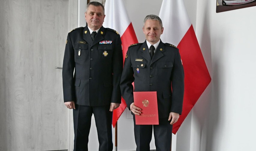 Hubert Grzesiowski powołany na stanowisko Komendanta Powiatowego PSP 