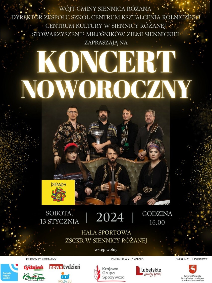  Po raz 22. odbędzie się koncert noworoczny w Siennicy Różanej