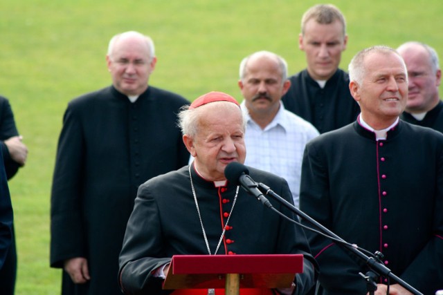 Słowo kardynała Stanisława Dziwisza. Fot. Michał Młynarczyk