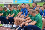 Piłkarze i sztab Olimpii Grudziądz zaprezentowali się kibicom tuż przed inauguracją nowego sezonu [zobacz wideo, zdjęcia]