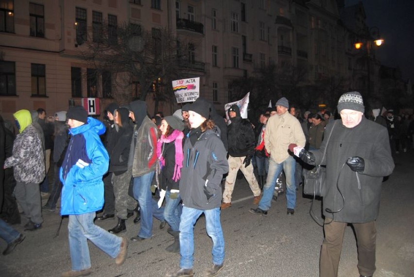Antyrządowa demonstracja w Bydgoszczy