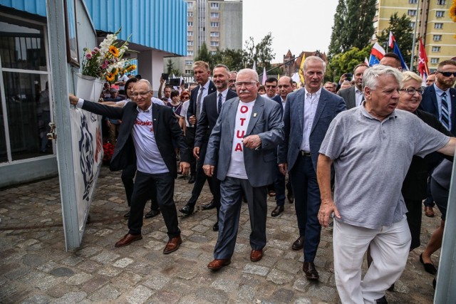 39 rocznica porozumień sierpniowych 31.08.2019. Otwarcie Bramy nr 2, uroczystości na Placu Solidarności