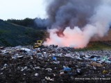 Pożar na wysypisku śmieci koło Tomaszowa: To było podpalenie? [ZDJĘCIA]