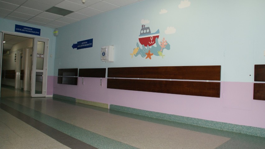 Bajkowe postacie na oddziale dziecięcym przemyskiego szpitala