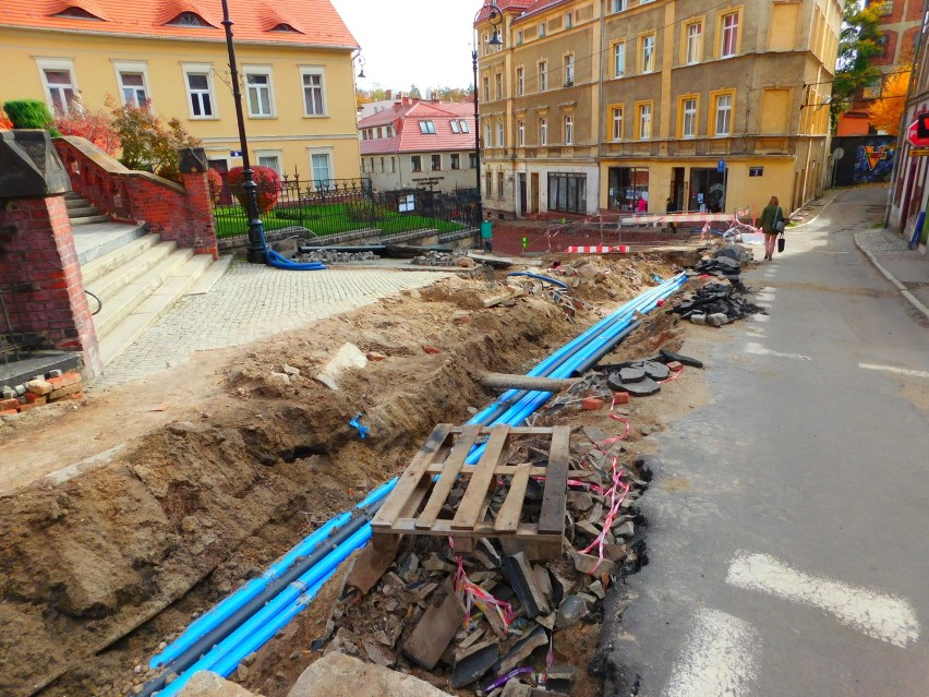 Wałbrzych: Postęp prac na ulicy Garbarskiej [ZDJĘCIA]