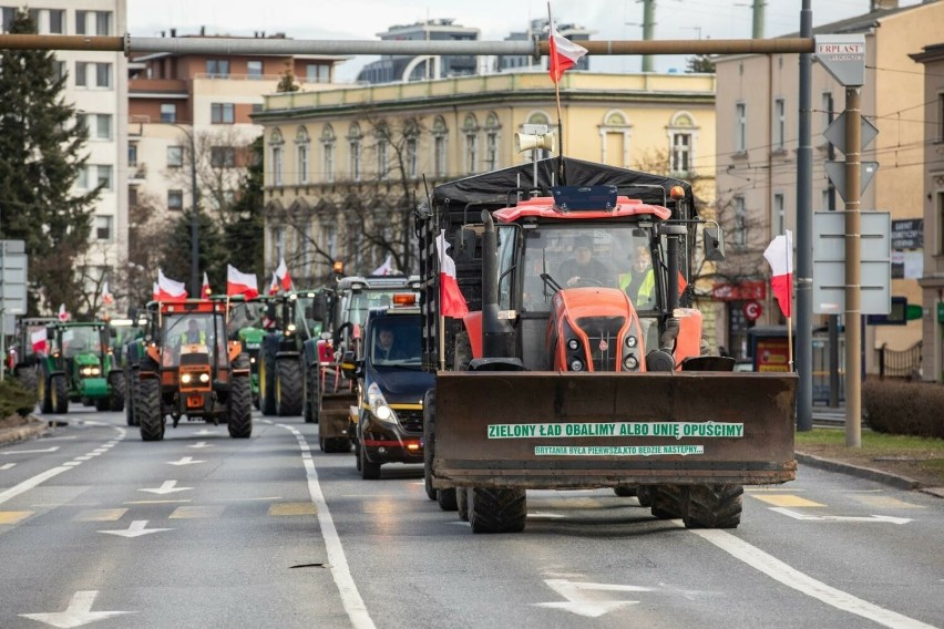 Bydgoszcz - Osielsko - protest rolników