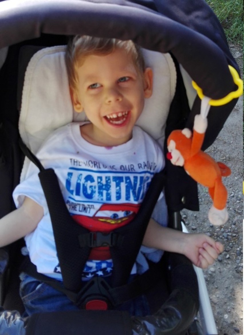 Bardzo chory 4-letni Filip Krychowski ze Stargardu potrzebuje finansowego wsparcia